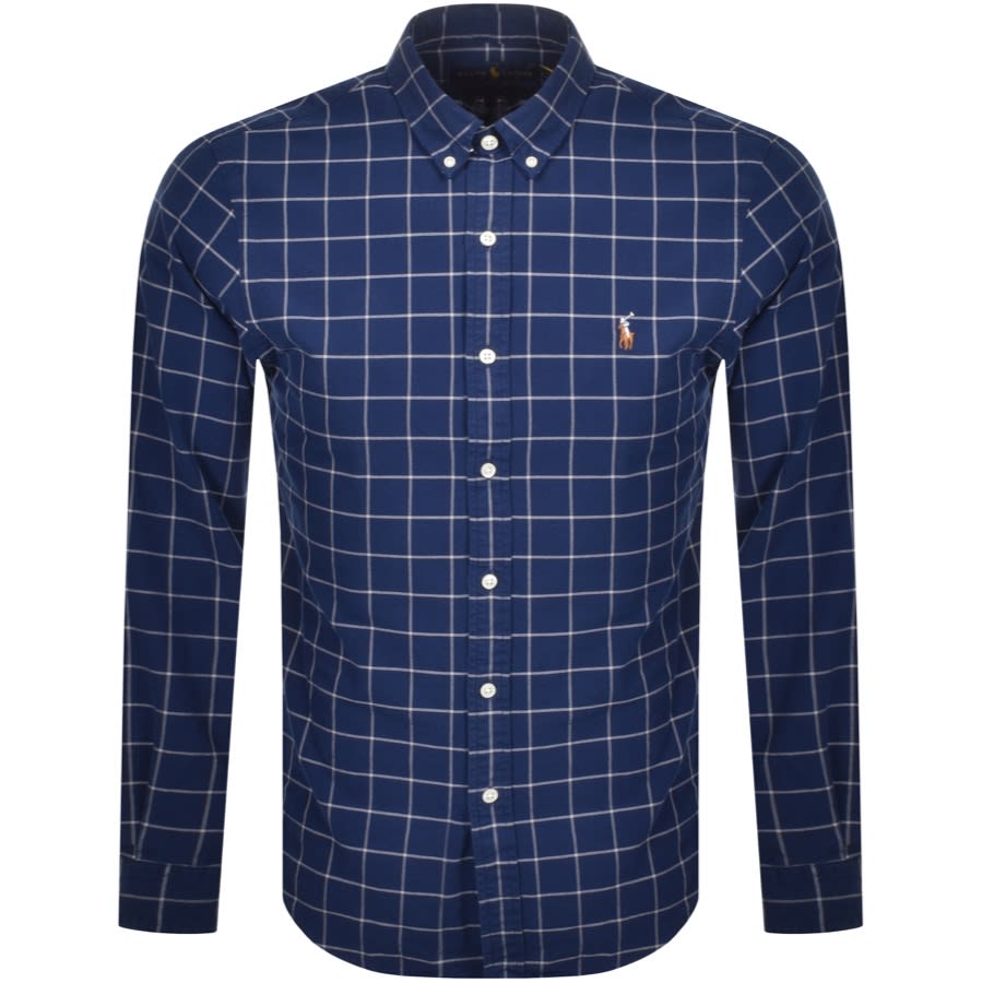 Alternative Image for ProductRalph Lauren Oxford Long Sleeve Shirt Blue1